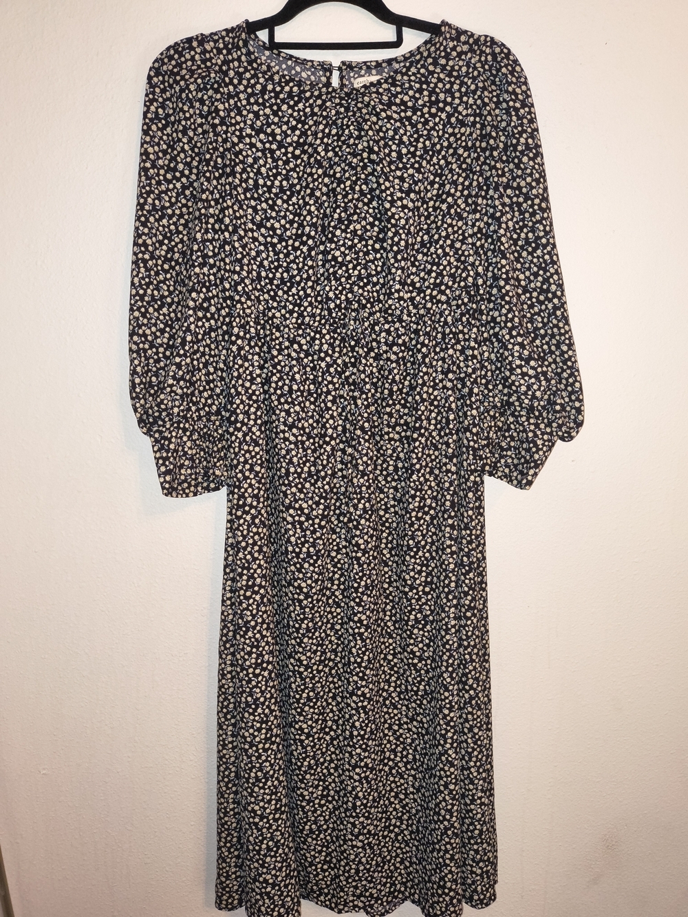 Earth Music & Ecology Premium Label Floral Midi Dress Mori Girl Cottagecore